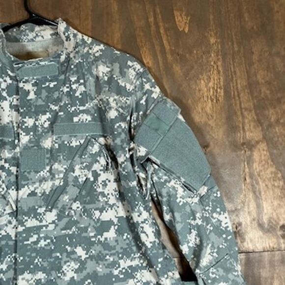 Military Army AirCrew Combat Mens Coat Green Camouflage Uniform Digicam Large R - Picture 5 of 12